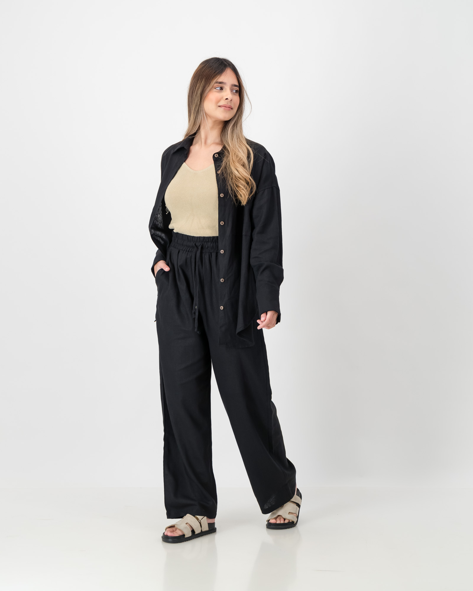Drift Shirt Rayon Linen - Faya Cotton