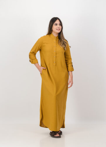 Breeze Dress Mustard